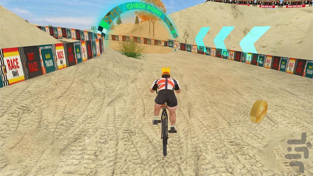 بازی دوچرخه سواری | مسابقات ورزشی - Gameplay image of android game