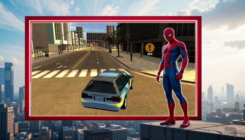 بازی مرد عنکبوتی | شورش در شهر - Gameplay image of android game