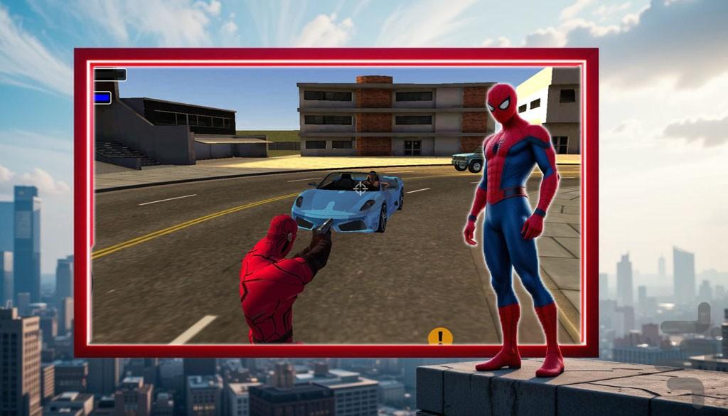 بازی مرد عنکبوتی | شورش در شهر - Gameplay image of android game