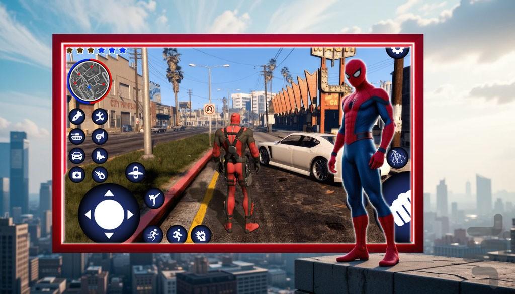 بازی مرد عنکبوتی | شورش در شهر - Gameplay image of android game