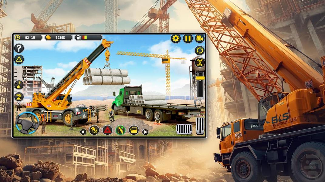 جرثقیل بازی - Gameplay image of android game