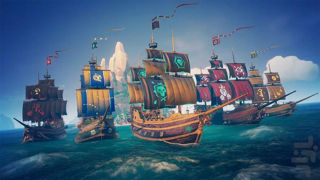 بازی دزدان دریایی | کشتی سواری - Gameplay image of android game