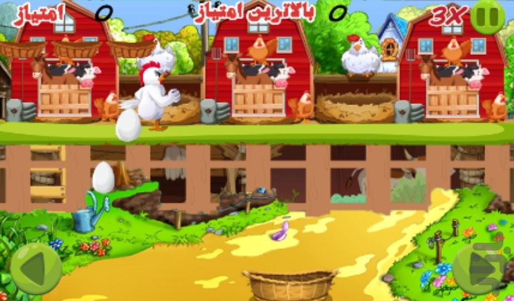 مرغ و تخم مرغ - Gameplay image of android game