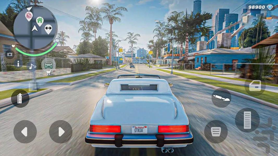 بازی ماشین سرعتی - Gameplay image of android game