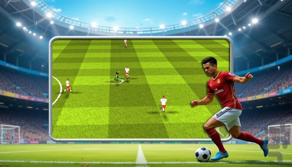 بازی فوتبال | جام جهانی - عکس بازی موبایلی اندروید