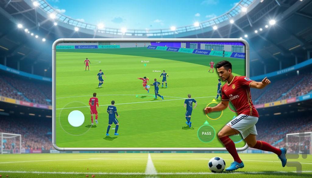 بازی فوتبال | جام جهانی - عکس بازی موبایلی اندروید