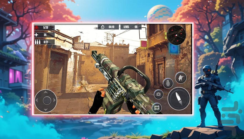 بازی نبرد گلوله ها - عکس بازی موبایلی اندروید