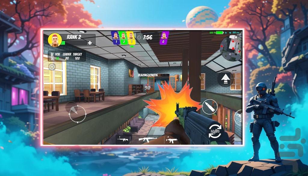 بازی نبرد گلوله ها - عکس بازی موبایلی اندروید