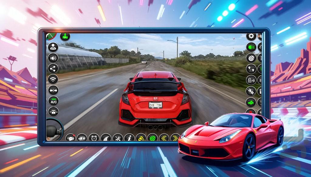 ماشین بازی مسابقه ای | جدید - عکس بازی موبایلی اندروید