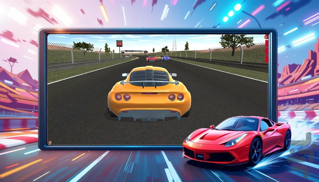 ماشین بازی مسابقه ای | جدید - عکس بازی موبایلی اندروید