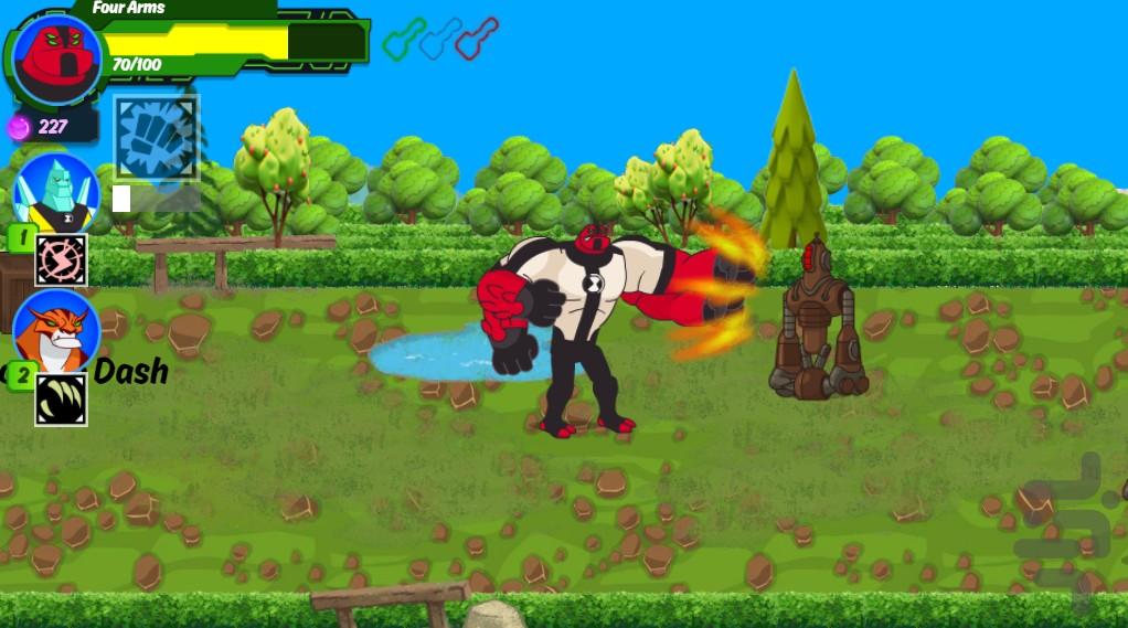 بازی بن تن مبارز - Gameplay image of android game