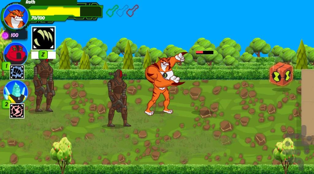 بازی بن تن مبارز - Gameplay image of android game