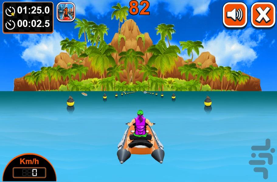 قایق بازی - Gameplay image of android game