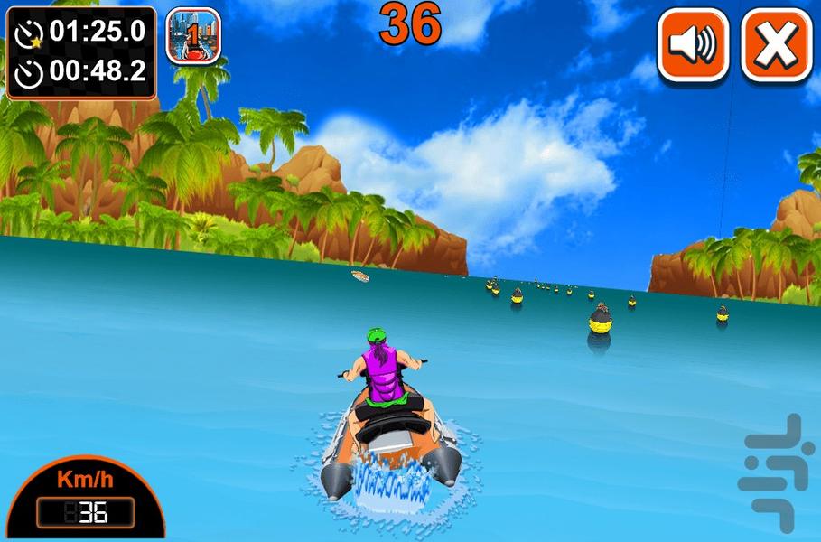 قایق بازی - Gameplay image of android game