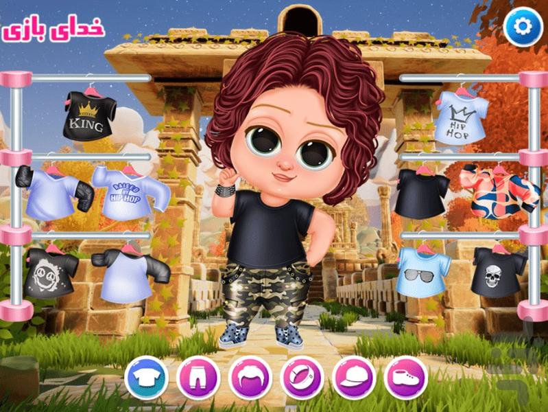 بازی عکاسی حرفه ای بچه رئیس - Gameplay image of android game