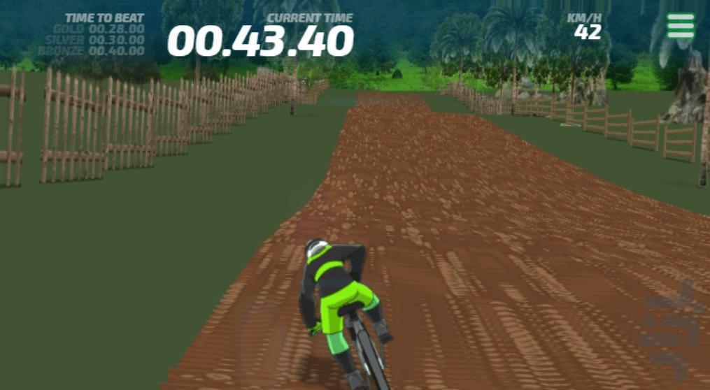 بازی دوچرخه مسابقه ای - Gameplay image of android game