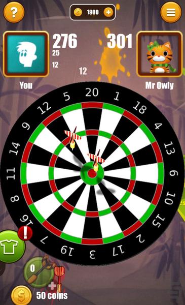 دارت بازی - Gameplay image of android game