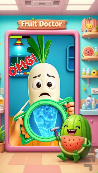 بازی پزشک میوه ها - Gameplay image of android game