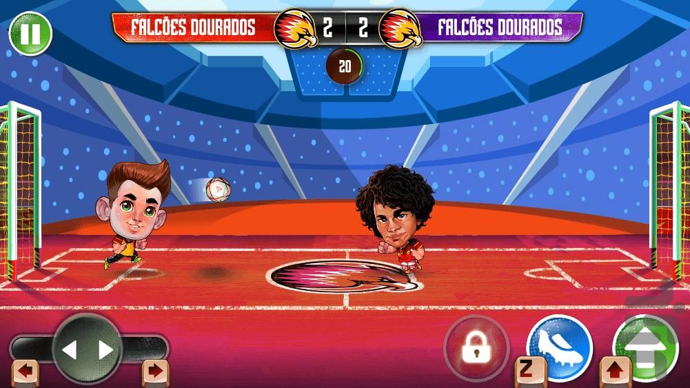 فوتبال کله ای - Gameplay image of android game