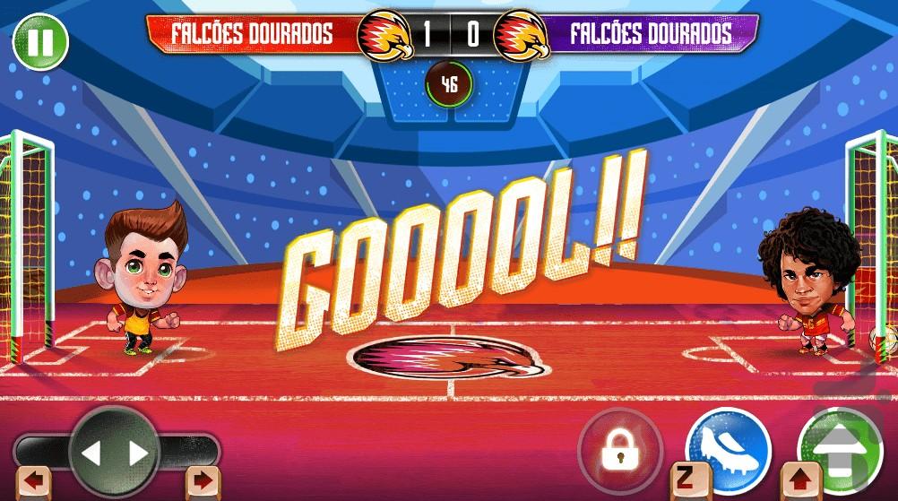 فوتبال کله ای - Gameplay image of android game