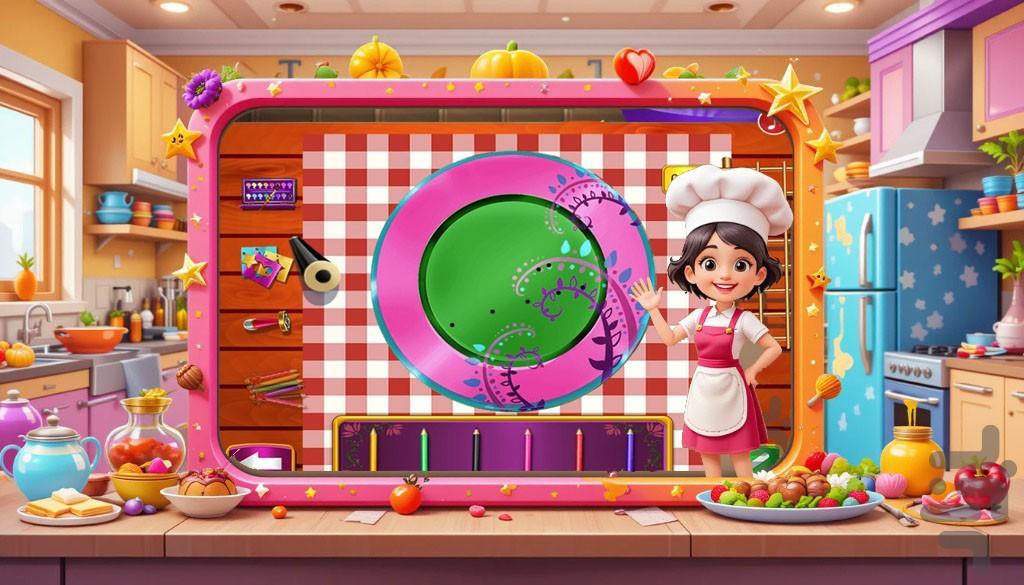 بازی دخترانه خونه داری - Gameplay image of android game