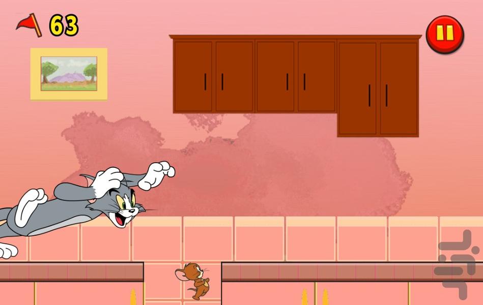 بازی تام و جری - Gameplay image of android game