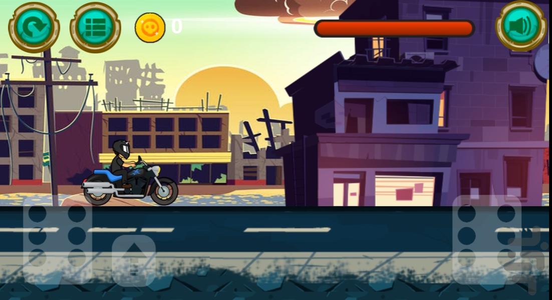 موتور زامبی کش - Gameplay image of android game