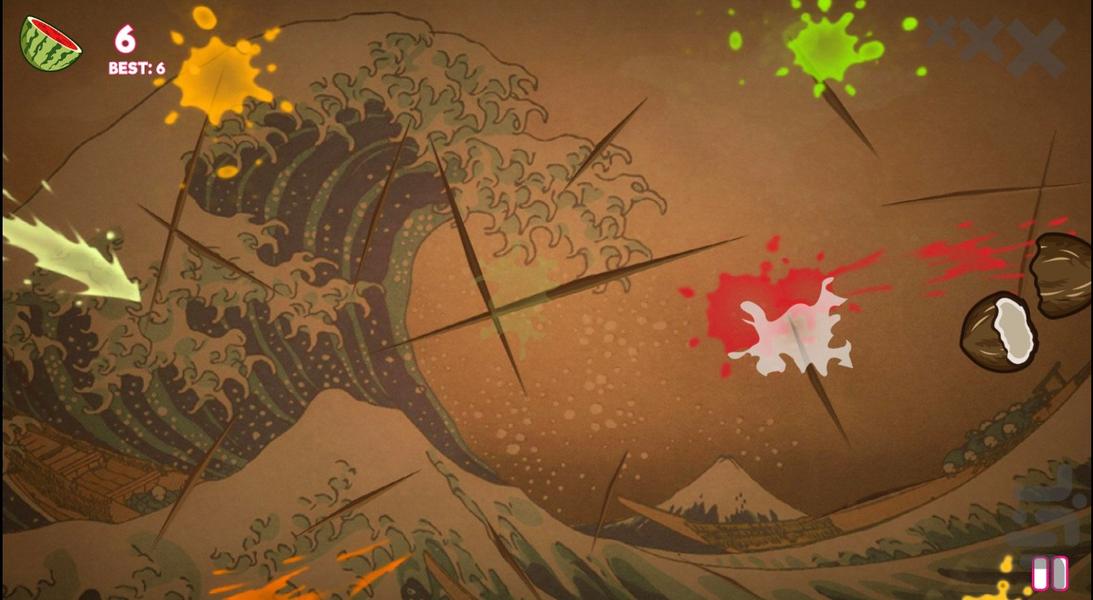 نینجا فروت - Gameplay image of android game