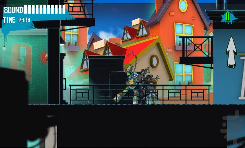 بازی لاک پشت های نینجا - Gameplay image of android game