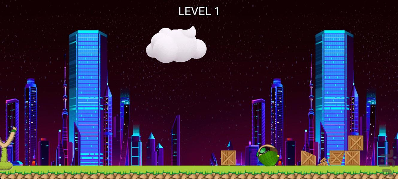 بازی پرتاب نینجاها - Gameplay image of android game