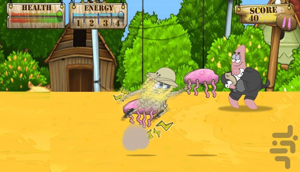 بازی باب اسفنجی و پاتریک - Gameplay image of android game