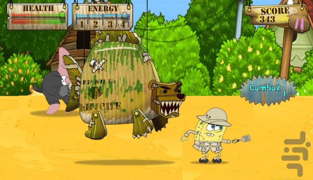 بازی باب اسفنجی و پاتریک - Gameplay image of android game
