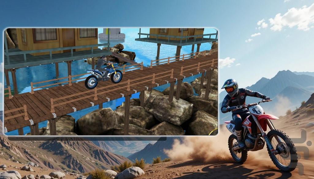 بازی موتور کراس - عکس بازی موبایلی اندروید