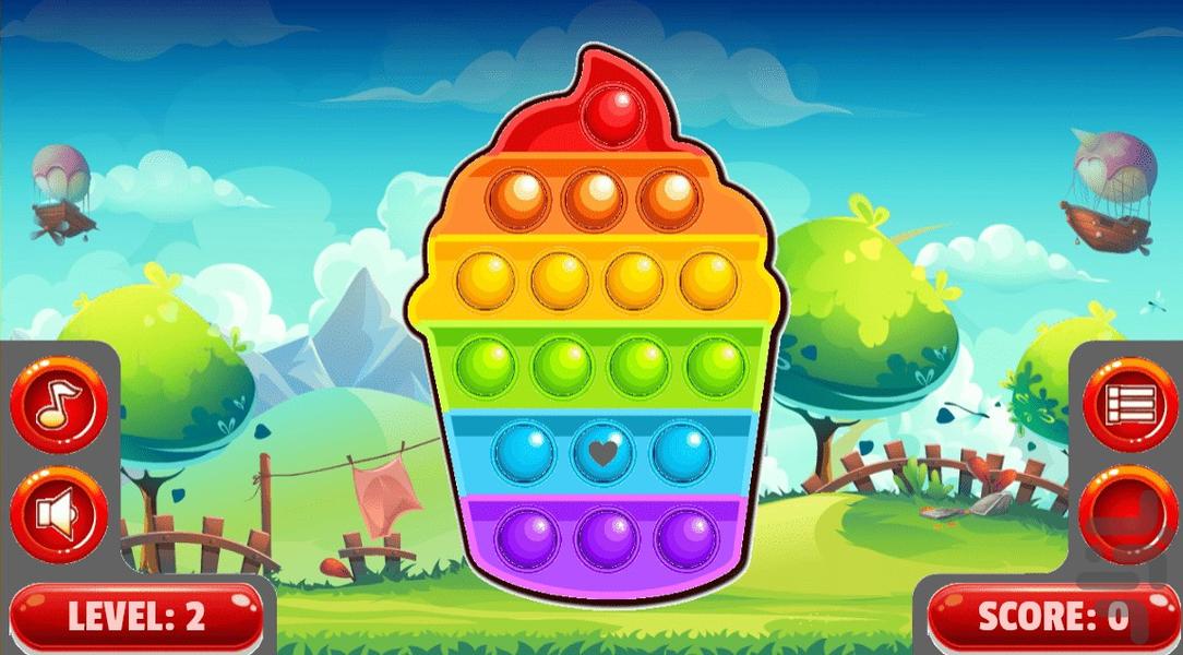 پاپ ایت بازی - Gameplay image of android game