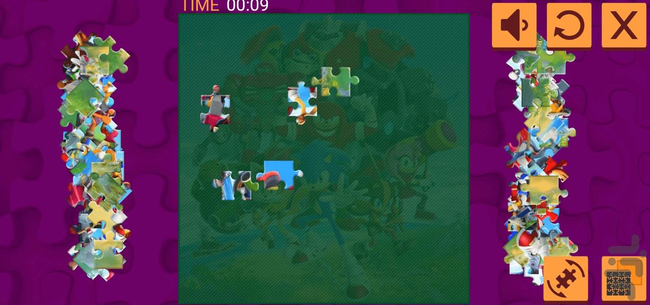 بازی پازل سونیک - Gameplay image of android game
