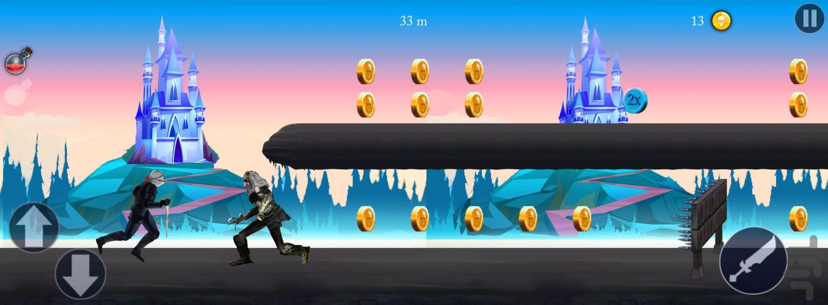 بازی شمشیری - Gameplay image of android game