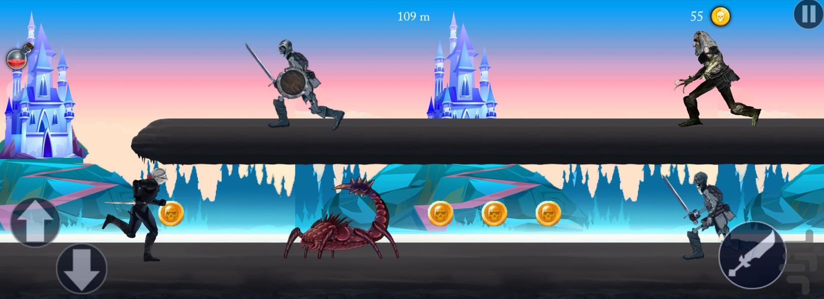 بازی شمشیری - Gameplay image of android game