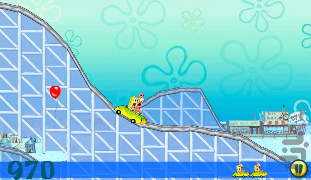 ماشین سواری باب اسفنجی و پاتریک - Gameplay image of android game