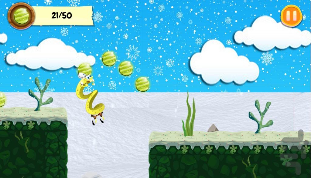 بازی باب اسفنجی - Gameplay image of android game