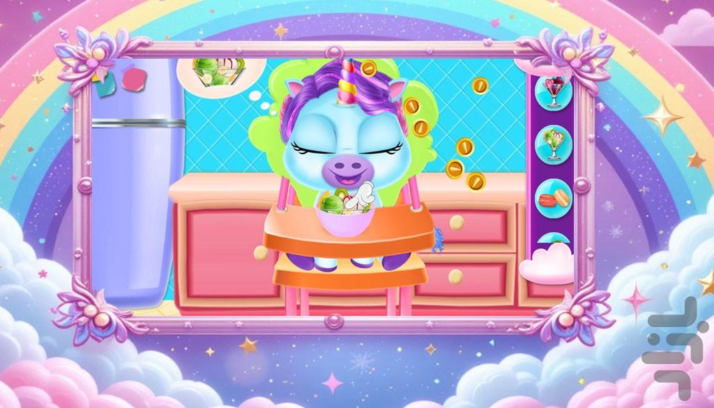 بازی دخترانه اسب تک شاخ - عکس بازی موبایلی اندروید