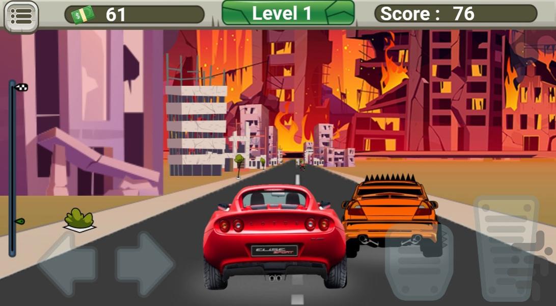 ماشین زامبی کش - Gameplay image of android game