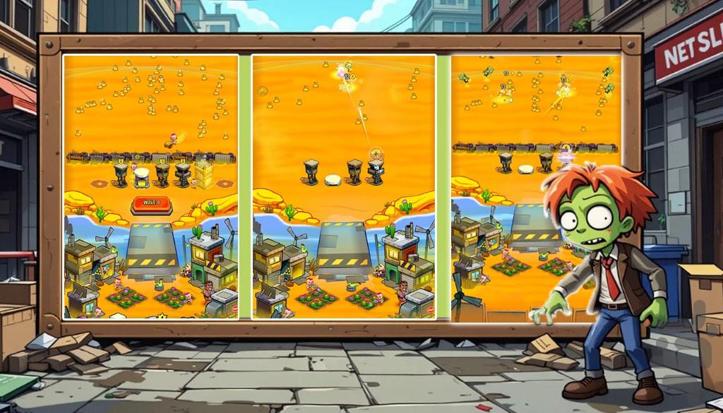 زامبی بازی - Gameplay image of android game