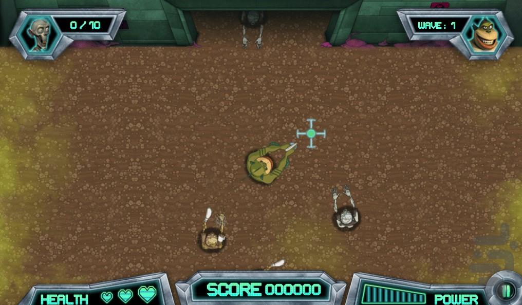 بازی زامبی کش - Gameplay image of android game