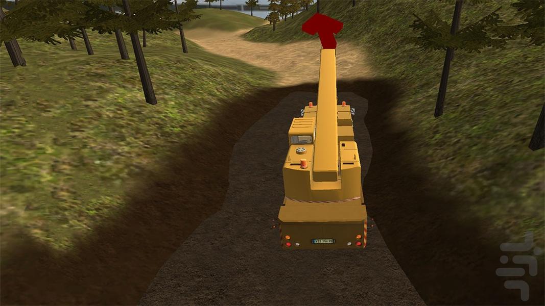 بازی جرثقیل | بازی بیل مکانیکی - Gameplay image of android game