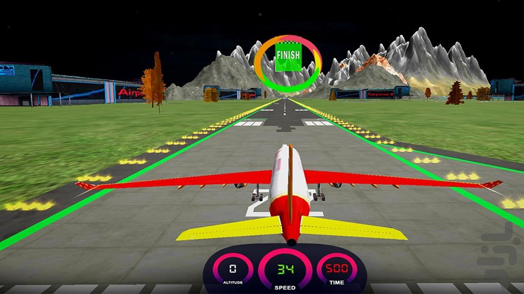 هواپیما بازی | جدید - Gameplay image of android game