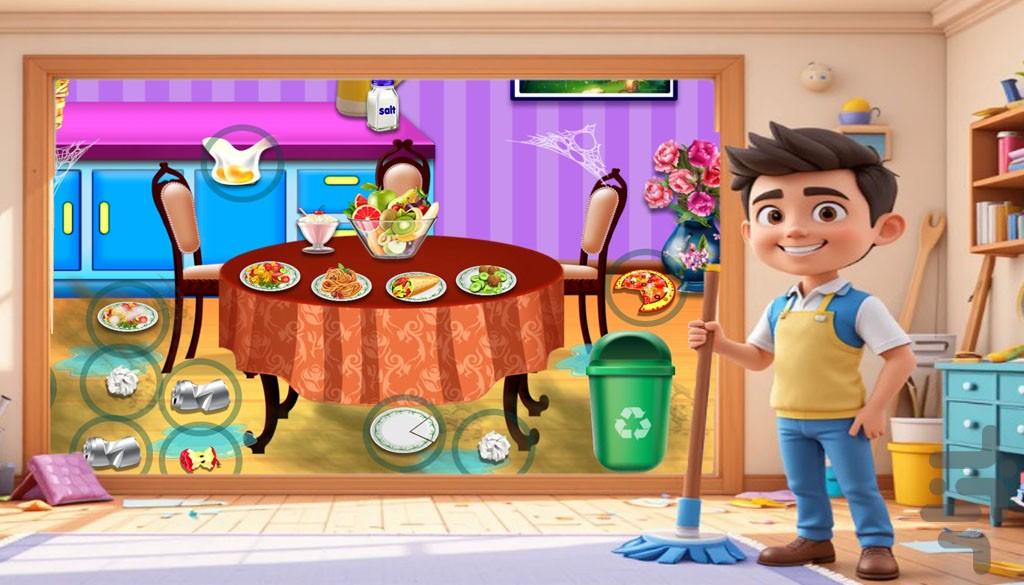 خانه داری السا - Gameplay image of android game