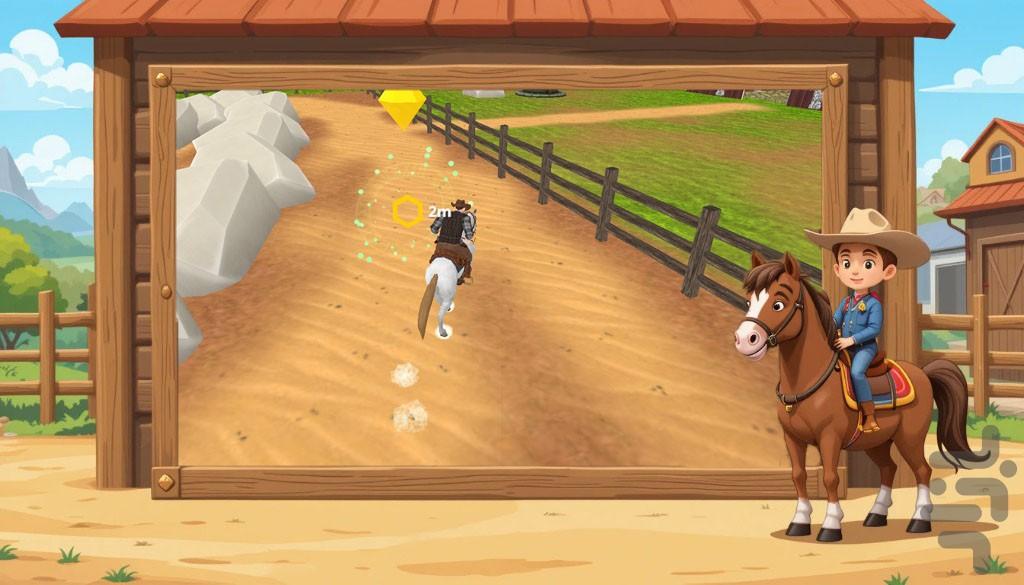 بازی مسابقه اسب سواری - عکس بازی موبایلی اندروید