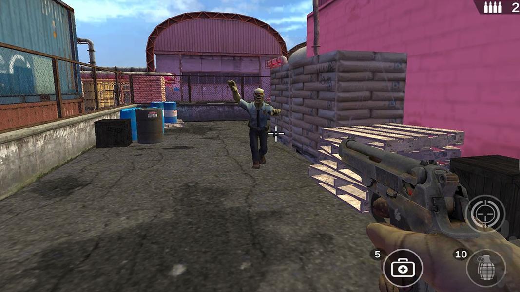 بازی کلبه وحشت | زامبی ها - Gameplay image of android game