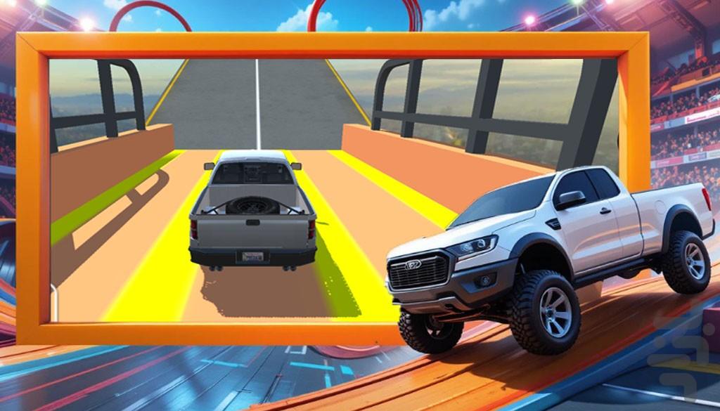 بازی ماشین مسابقه ای - عکس بازی موبایلی اندروید