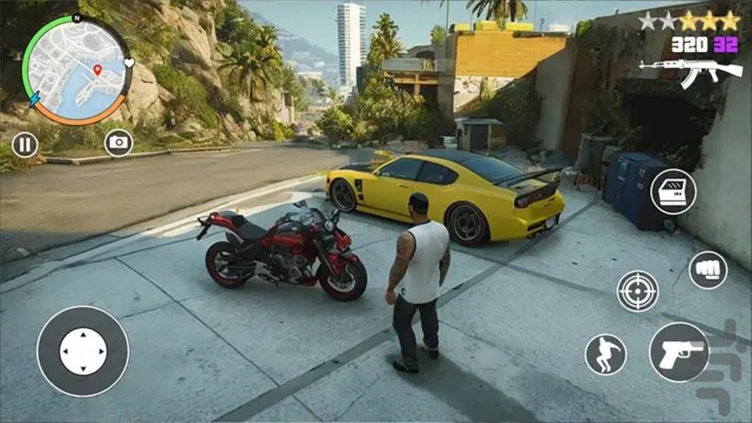 گنگستر شهر | بازی اکشن - Gameplay image of android game